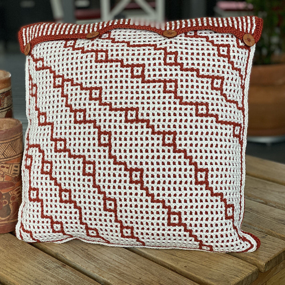Astrid's Flower Power Cushion