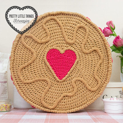 Pretty Little Things 26 - Jammy Dodger Cushion