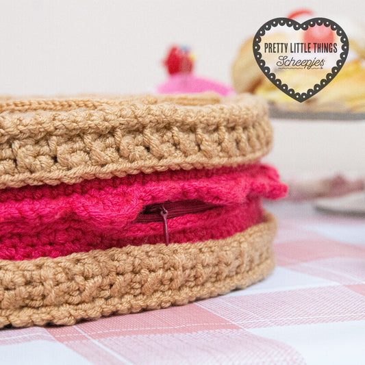 Pretty Little Things 26 - Jammy Dodger Cushion