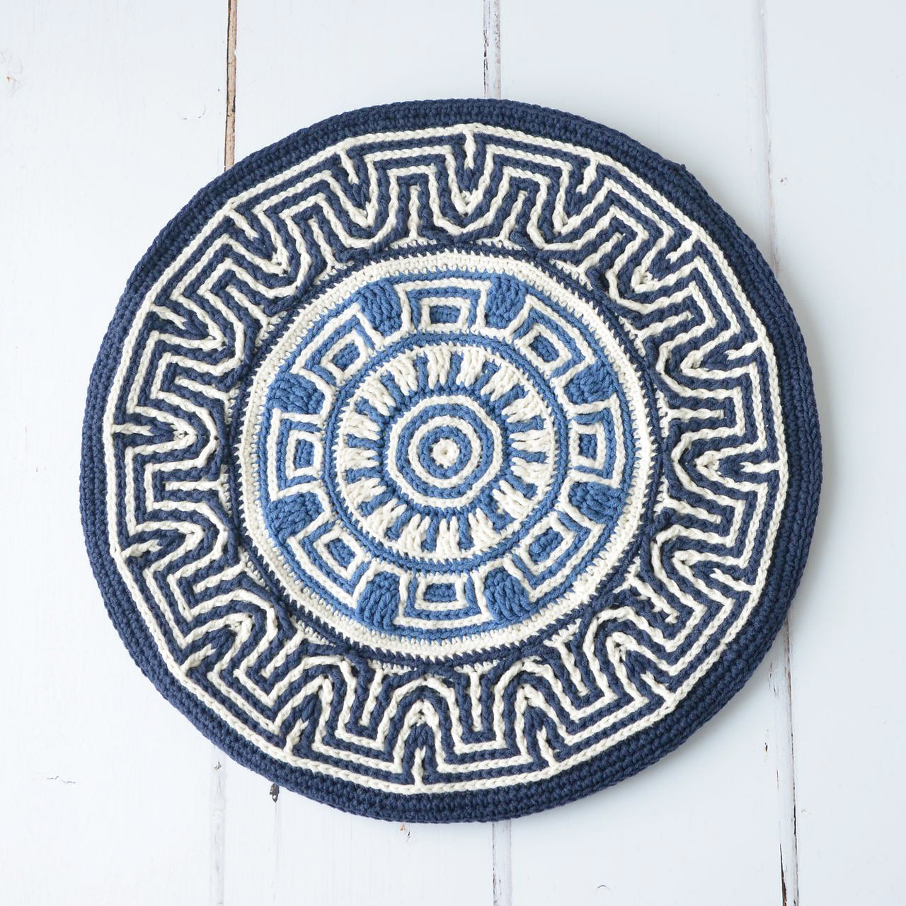 Labyrint Mandala Kussen