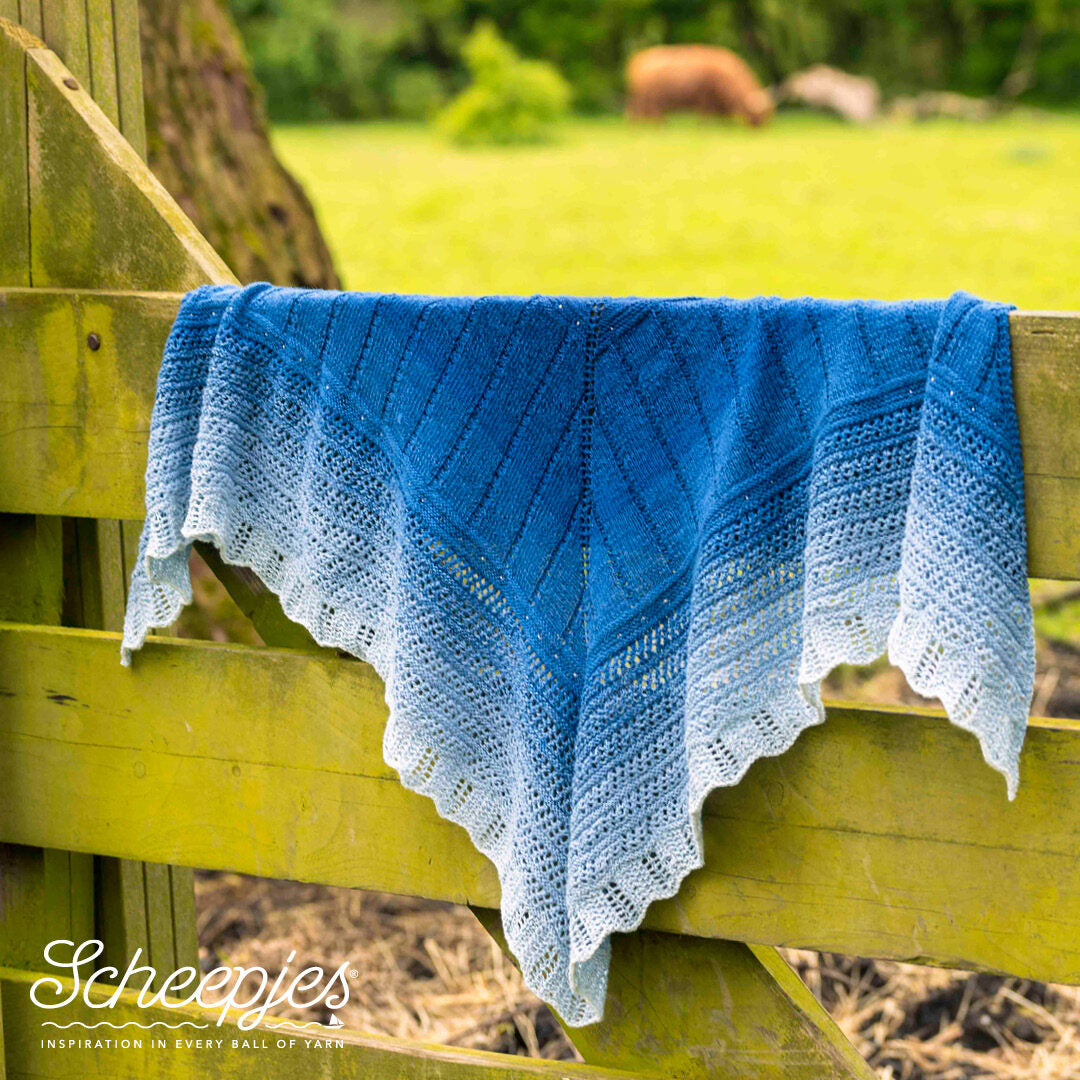 Ocean Deep Shawl