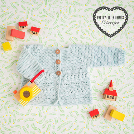 Pretty Little Things 24 - Puff Stitch Baby Cardigan