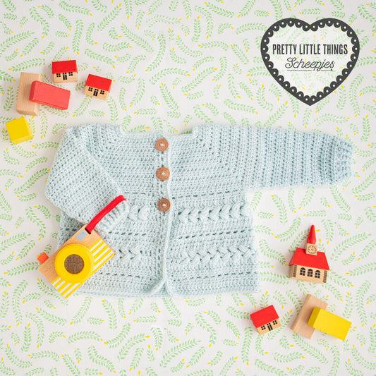 Pretty Little Things 24 - Puff Stitch Baby Cardigan