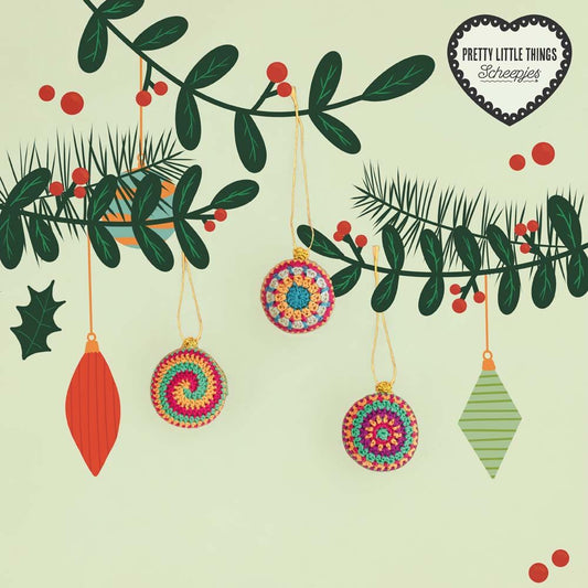 Pretty Little Things 33 - Stripy Crochet Baubles