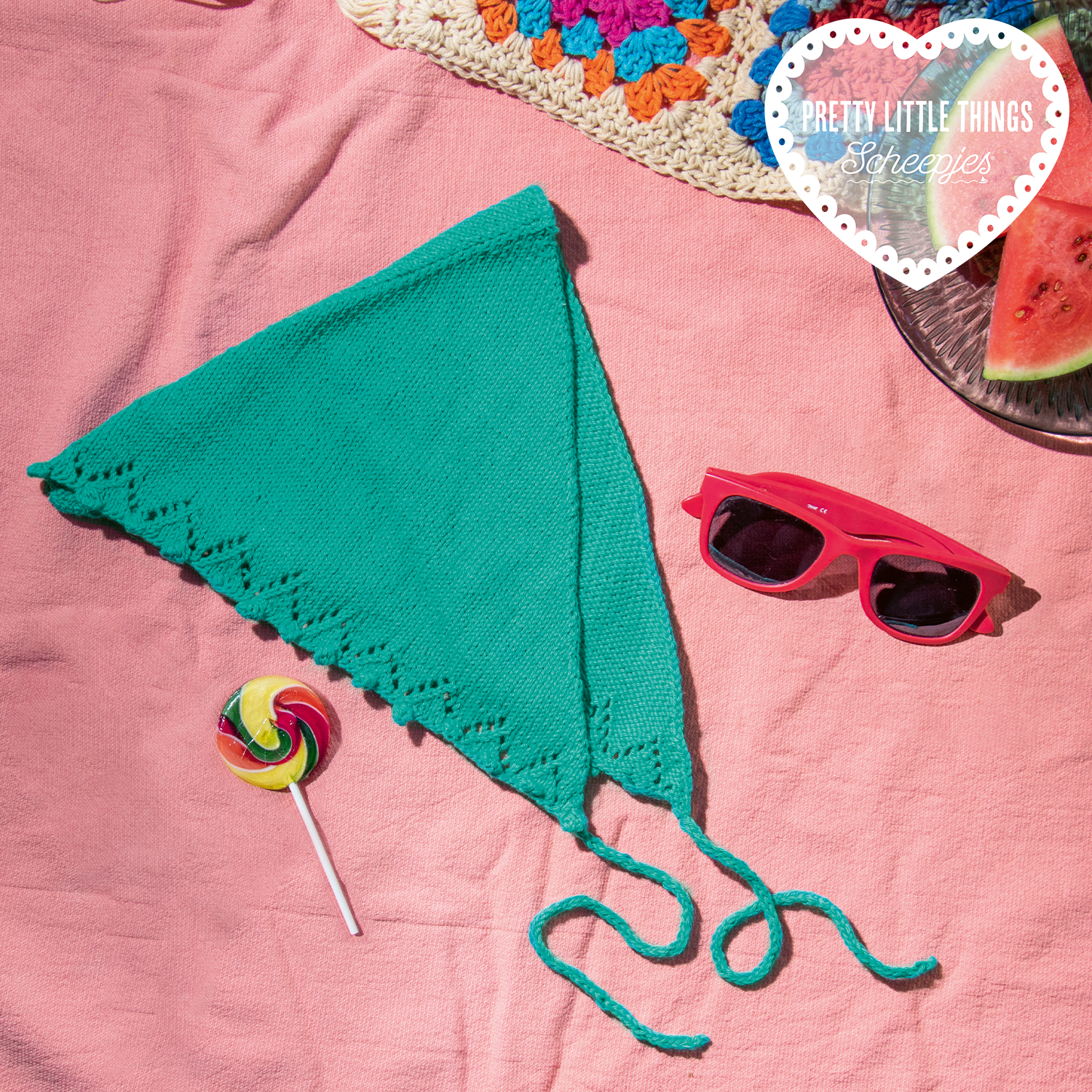 Pretty Little Things 41 - Knitted Lacy Sun Scarf
