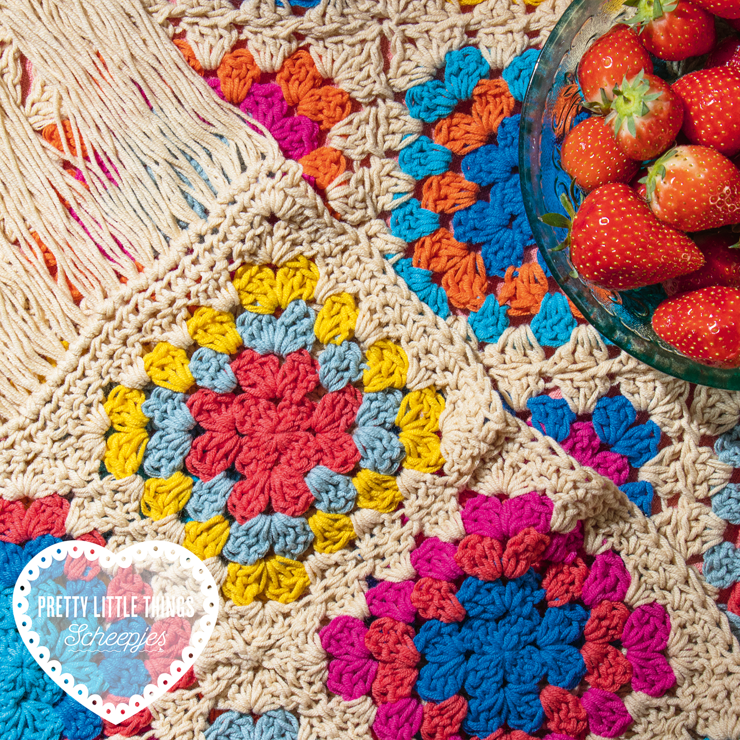 Pretty Little Things 41 - Little Granny Fringe Blanket
