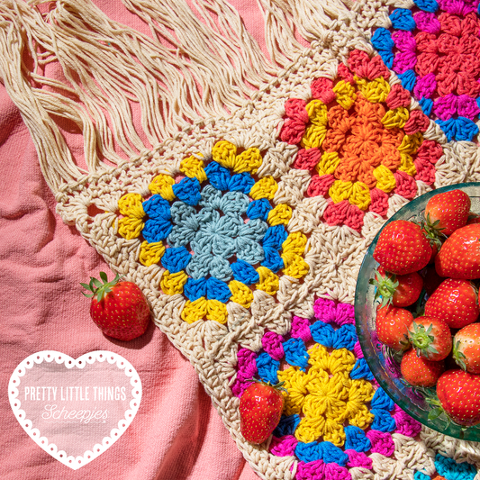 Pretty Little Things 41 - Little Granny Fringe Blanket