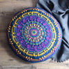 Kussen met pauwenstaartmandala