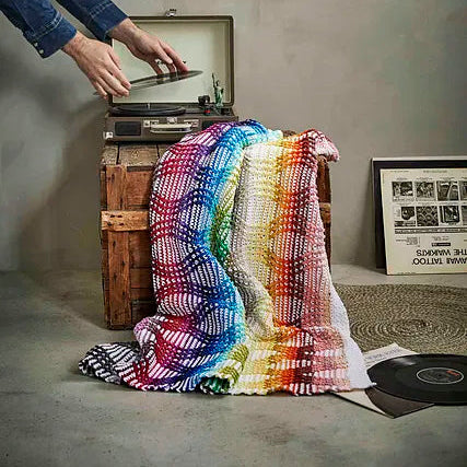 Rainbow Subway Blanket