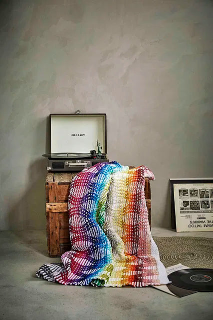 Rainbow Subway Blanket