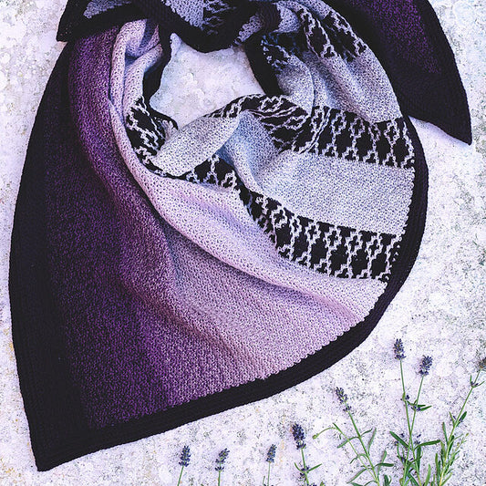 Purple Fade Shawl