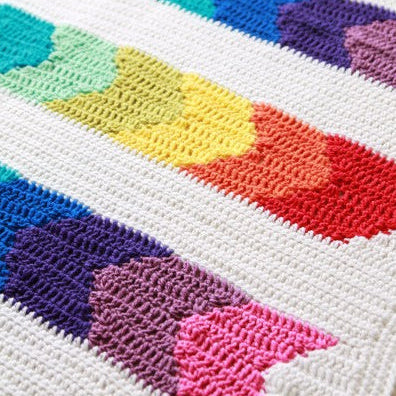 Rainbow Road Blanket