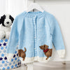 Dachshund in the Snow Cardigan Kids