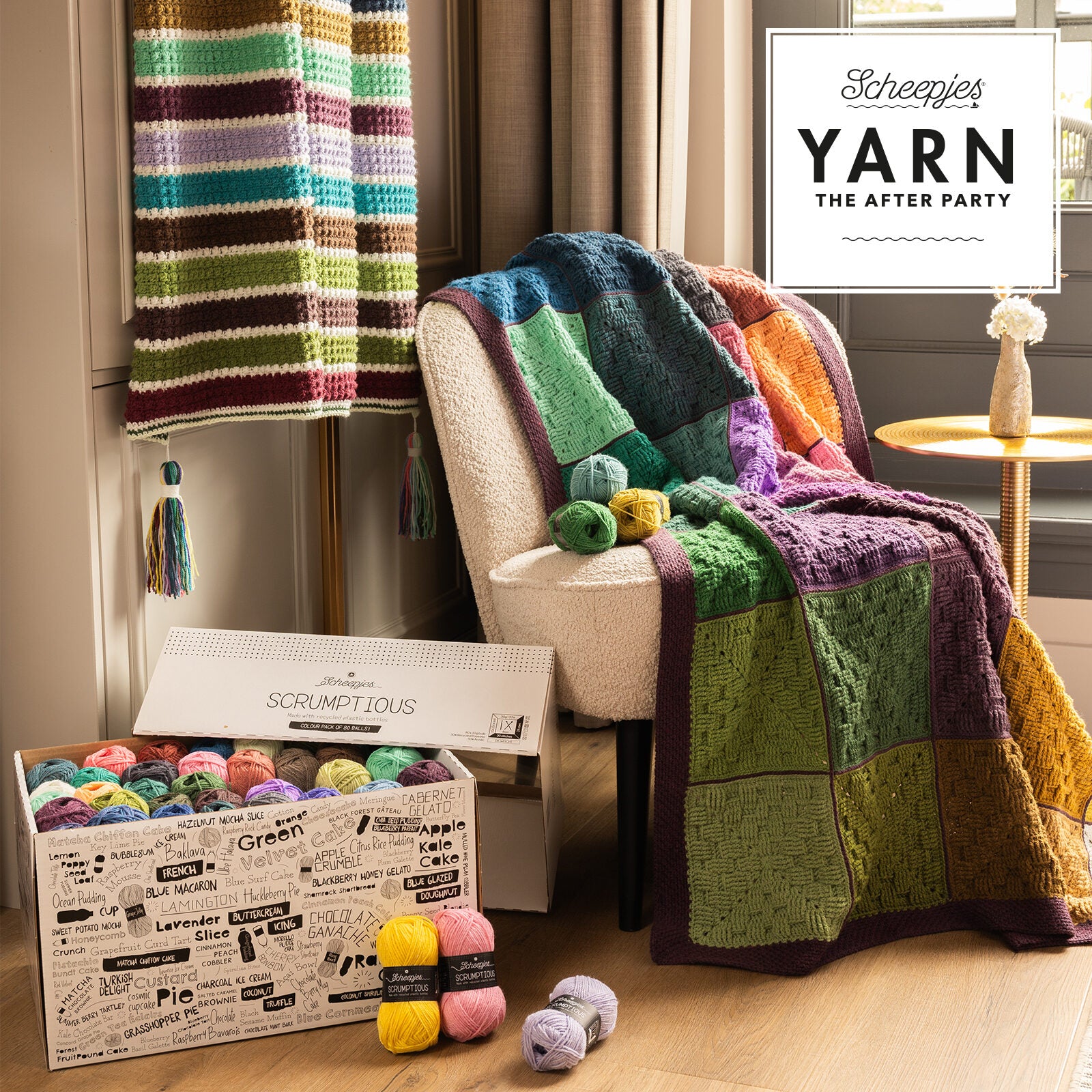 YARN - The After Party 202 - Scrumptious Stripes Blanket