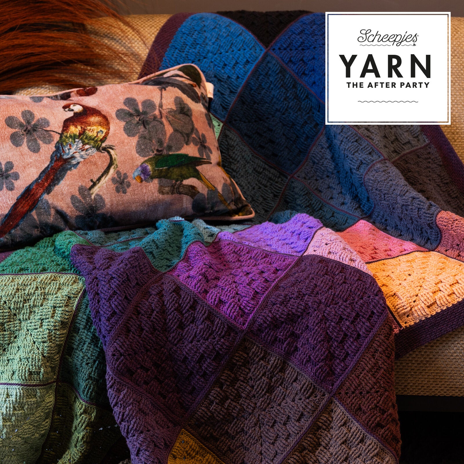 YARN - The After Party 203 - Scrumptious Squares Blanket