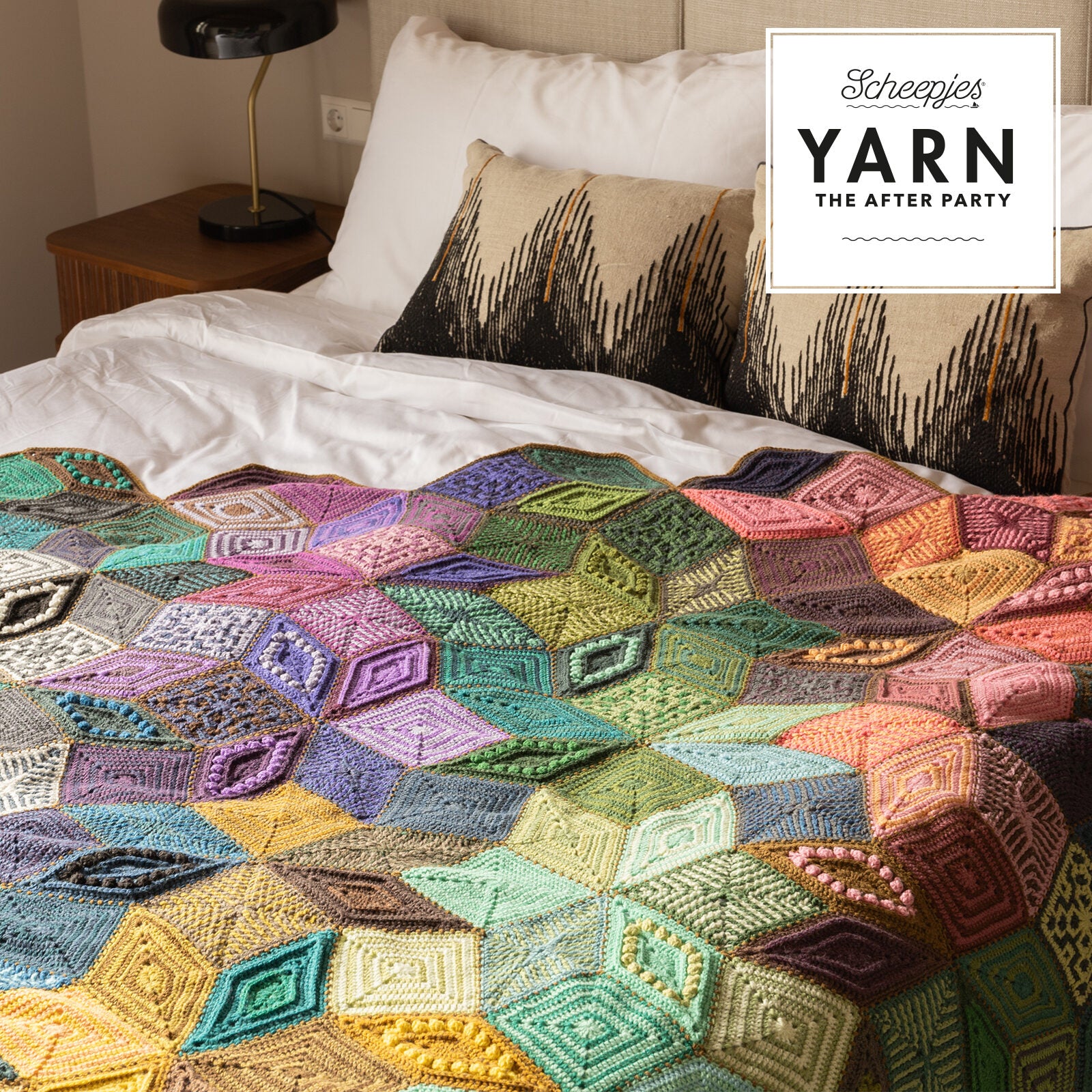 YARN - The After Party 204 Scrumptious Tiles Blanket