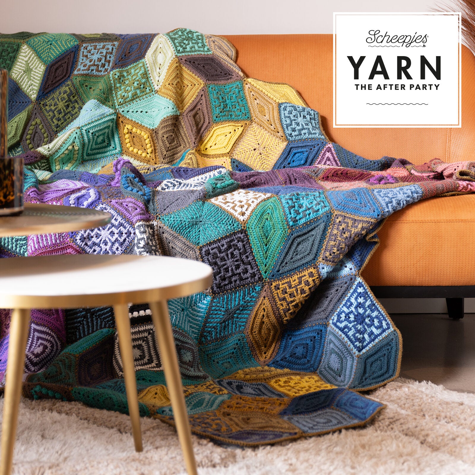 YARN - The After Party 204 Scrumptious Tiles Blanket