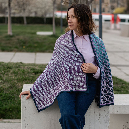 Shape Play shawl
