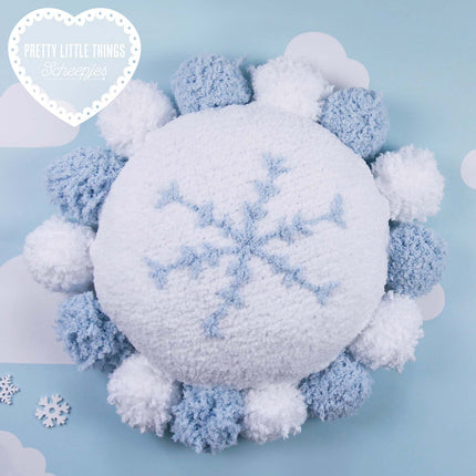 Pretty Little Things 20 - Snowflake Fluff Cushion