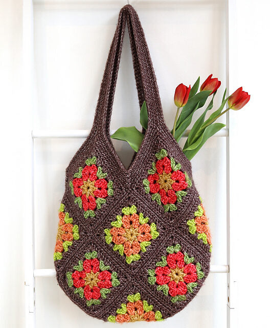 Sundrop Flower Granny Square Bag