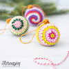 Pretty Little Things 33 - Stripy Crochet Baubles