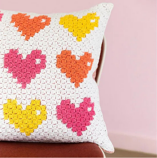 8-bit love pillow