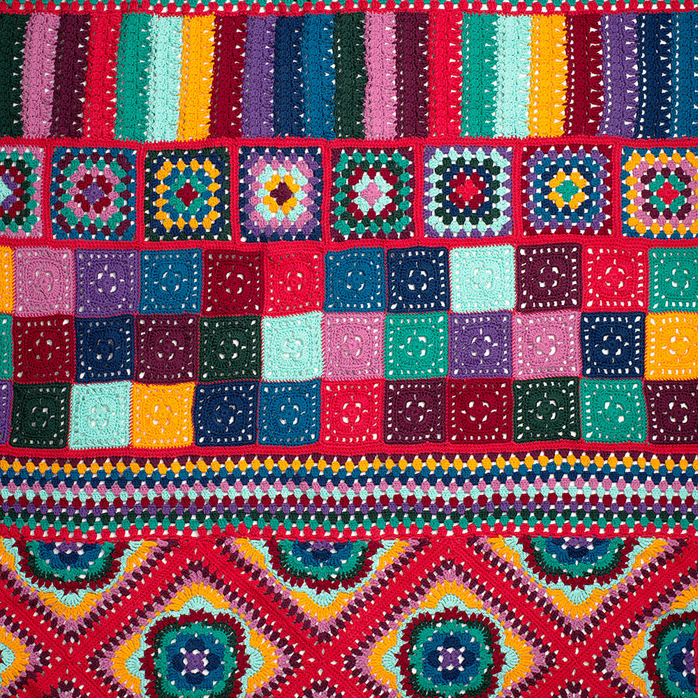 Garen 6 - Happy Folk deken