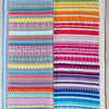 Baby regenboog sampler deken