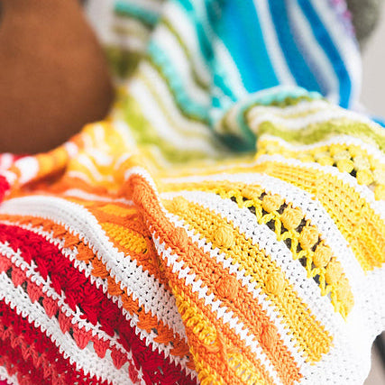 Baby Rainbow Sampler Blanket 2