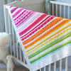 Baby regenboog sampler deken