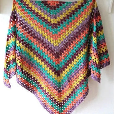 XL Granny Winter Shawl