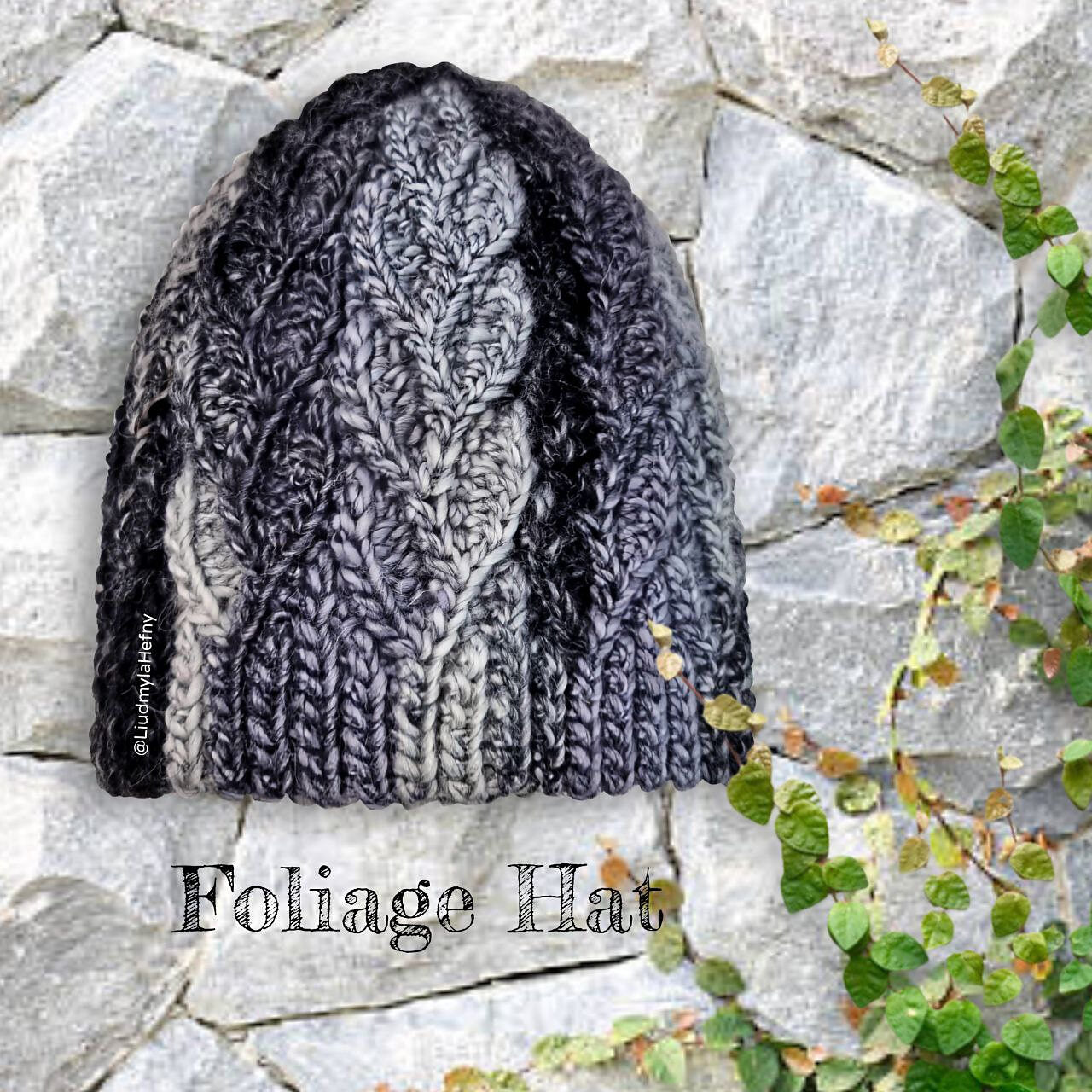 Foliage Crochet Hat