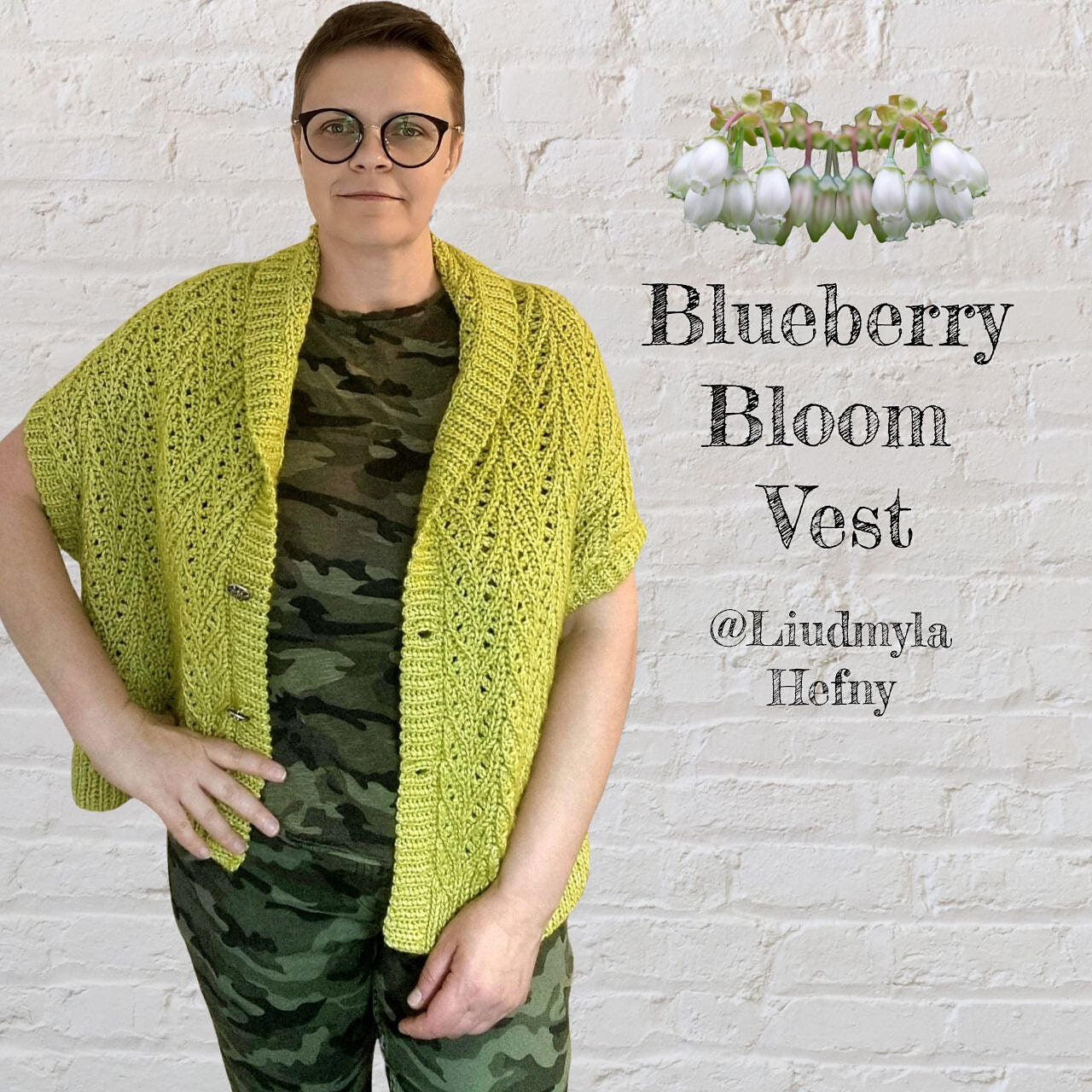 Blueberry Bloom Vest