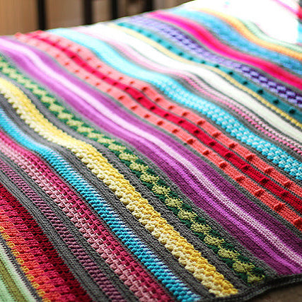 Rainbow Sampler Blanket