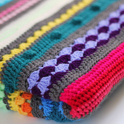 Rainbow Sampler Blanket