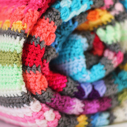Rainbow Sampler Blanket