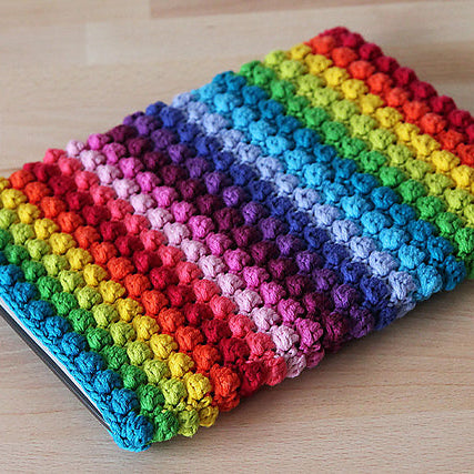 Rainbow Bobble Tablet Sleeve